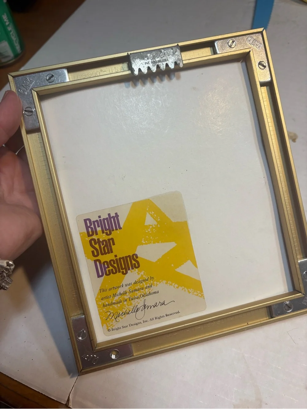 Bright Star Designs angel shadow box framed wall hanging - Picture 6 of 7